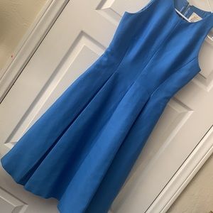 Kate Spade Yarn Dye Fit and Flare Pleated Dress. Size 2.